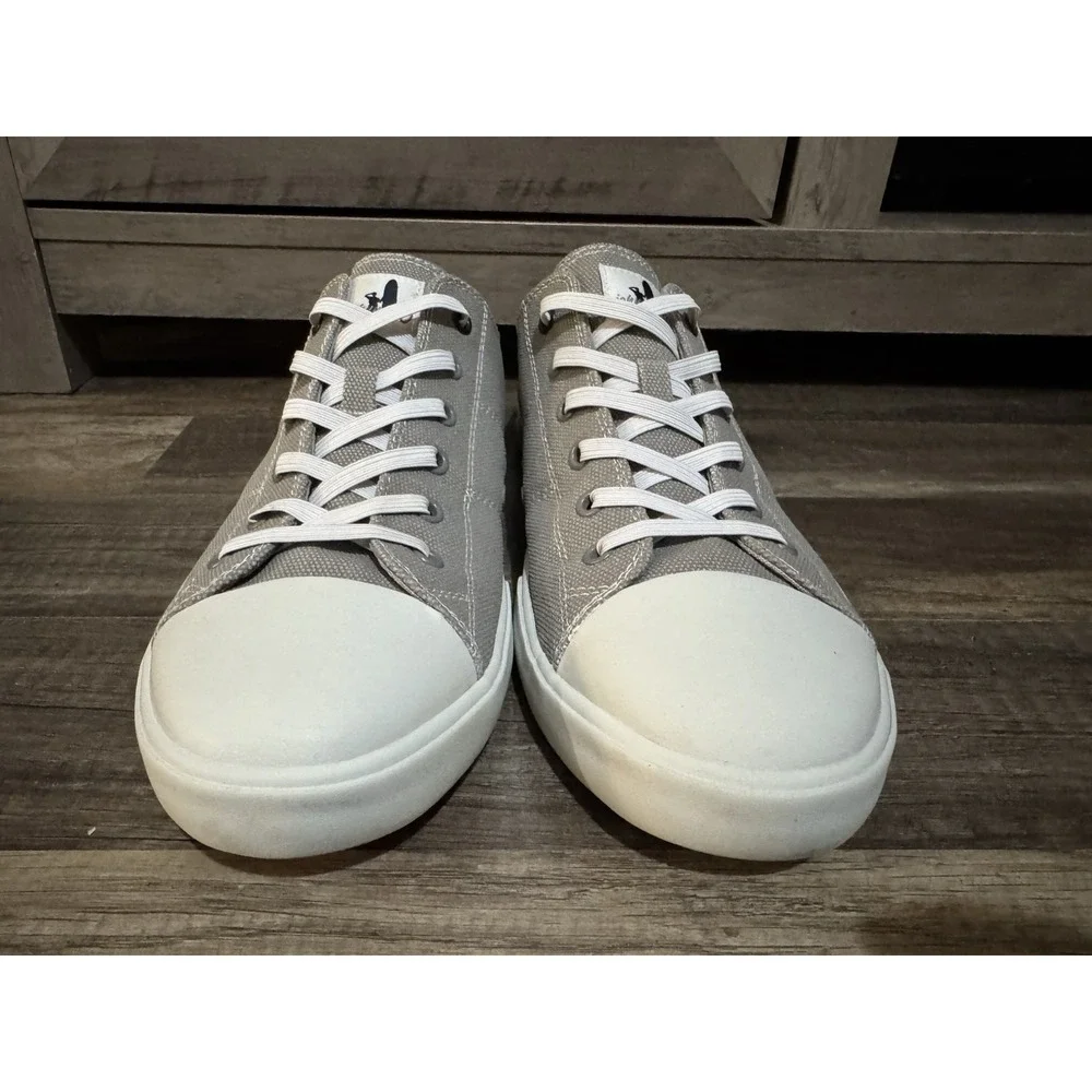 Johnnie-O Sail Away Men's Size 11 M Gray US Shoes Boating Sneaker Stretch Laces‎
